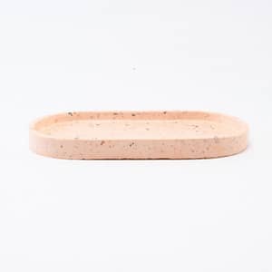 Terrazzo dienblad small blush